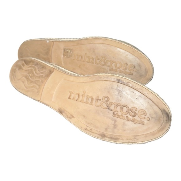 Mint&Rose Women's Cream cap toe Espadrilles shoes size 38EU - Picture 5 of 6